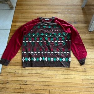 Christmas Party Crew Neck Sweater Large ugly Christmas sweater